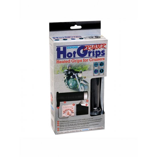 Oxford Essential Cruiser Hotgrips at JTS Biker Clothing