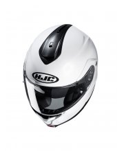 HJC C91 Blank White Motorcycle Helmet at JTS Biker Clothing 
